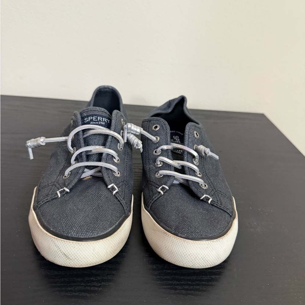 Sperry Top Sider Womens Vibe Sneaker Shoes Gray  Low Lace Up Low Size 8 - Picture 2 of 6